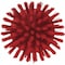 Vikan 3 3/4 in W Scrub Brush, Stiff, 3 in L Handle, 3 3/4 in L Brush, Red, Plastic, 5 in L Overall 38854 - alternate 3