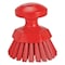 Vikan 3 3/4 in W Scrub Brush, Stiff, 3 in L Handle, 3 3/4 in L Brush, Red, Plastic, 5 in L Overall 38854 - alternate 1