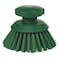 Vikan 3 3/4 in W Scrub Brush, Stiff, 3 in L Handle, 3 3/4 in L Brush, Green, Plastic, 5 in L Overall 38852 - alternate 1