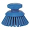 Vikan 3 3/4 in W Scrub Brush, Stiff, 3 in L Handle, 3 3/4 in L Brush, Blue, Plastic, 5 in L Overall 38853 - alternate 1