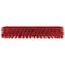 Vikan 12 in Sweep Face Broom Head, Stiff, Synthetic, Red 31664 - alternate 2