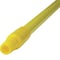Vikan 59" Color Coded Handle, 1 1/4 in Dia, Yellow, Fiberglass 29386 - alternate 4