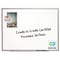Quartet Dry Erase Board, Porcelain, 48 in, 72 in, Aluminum Frame, White, Gloss 2547 - alternate 4