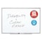Quartet Dry Erase Board, Porcelain, 48 in, 72 in, Aluminum Frame, White, Gloss 2547 - alternate 1