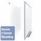 Quartet Dry Erase Board, Porcelain, 48 in, 72 in, Aluminum Frame, White, Gloss 2547 - alternate 8