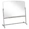 Quartet Dry Erase Board, Melamine, 48 in, 72 in, Steel Frame, White, Gloss 3640TE - alternate 2
