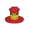 Justrite Drain Can, 1/2 Gal., Red, Galvanized Steel 09400 - alternate 2