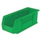 Akro-Mils Hang & Stack Storage Bin, Plastic, Green, 4 in H, 4 1/8 in W, 10 7/8 in L 30224GREEN - alternate 1
