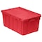 Buckhorn Attached Lid Container, 16.83 gal Volume Cap., 27 in L, 17 in W, 12 1/2 in H, Plastic, Red AR2717120202000 - alternate 2