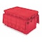 Buckhorn Attached Lid Container, 16.83 gal Volume Cap., 27 in L, 17 in W, 12 1/2 in H, Plastic, Red AR2717120202000 - alternate 1