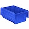 Buckhorn Attached Lid Container, 16.83 gal Volume Cap., 27 in L, 17 in W, 12 1/2 in H, Plastic, Blue AR2717120209000 - alternate 2