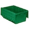 Buckhorn Attached Lid Container, 16.83 gal Volume Cap., 27 in L, 17 in W, 12 1/2 in H, Plastic, Green AR2717120204000 - alternate 2