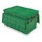 Buckhorn Attached Lid Container, 16.83 gal Volume Cap., 27 in L, 17 in W, 12 1/2 in H, Plastic, Green AR2717120204000 - alternate 1