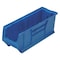 Quantum Storage Systems Storage Bin, Polypropylene/Polyethylene, Blue, 9 in H, 8 1/4 in W, 23 7/8 in L QUS951BL - alternate 1