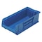 Quantum Storage Systems Storage Bin, Polypropylene/Polyethylene, Blue, 7 in H, 11 in W, 23 7/8 in L QUS952BL - alternate 1