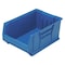 Quantum Storage Systems Storage Bin, Polypropylene/Polyethylene, Blue, 11 in H, 16 1/2 in W, 23 7/8 in L QUS954BL - alternate 1