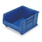 Quantum Storage Systems Storage Bin, Polypropylene/Polyethylene, Blue, 12 in H, 18 1/4 in W, 23 7/8 in L QUS955BL - alternate 1