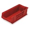 Quantum Storage Systems Storage Bin, Polypropylene/Polyethylene, Red, 7 in H, 11 in W, 23 7/8 in L QUS952RD - alternate 1