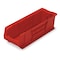 Quantum Storage Systems Storage Bin, Polypropylene/Polyethylene, Red, 7 in H, 8 1/4 in W, 23 7/8 in L QUS950RD - alternate 1