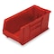 Quantum Storage Systems Storage Bin, Polypropylene/Polyethylene, Yellow, 10 in H, 11 in W, 23 7/8 in L QUS953YL - alternate 2