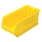 Quantum Storage Systems Storage Bin, Polypropylene/Polyethylene, Yellow, 10 in H, 11 in W, 23 7/8 in L QUS953YL - alternate 1