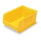 Quantum Storage Systems Storage Bin, Polypropylene/Polyethylene, Yellow, 11 in H, 16 1/2 in W, 23 7/8 in L QUS954YL - alternate 1