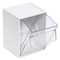 Quantum Storage Systems Tip Out Bins, Individual, W 3/4, White QTB405WT - alternate 1