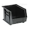 Quantum Storage Systems Hang & Stack Storage Bin, Carbon Filled Copolymer Polypropylene, Black, 7 in H, 8 1/4 in W QUS239CO - alternate 1