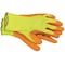 Showa Coated Gloves, Natural Rubber Latex, Crinkled, Palm, 4 Abrasion Level, Gray, S (7) 1 PR 317S-07 - alternate 2