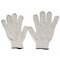 Condor String Knit Gloves, Standard Weight, Uncoated, Cotton/Polyester, Large (Size 9), White, PR 4JF62 - alternate 1