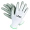 Condor Coated Gloves, Nitrile, Smooth, Palm, 4 Abrasion Level, White/Gray, M (8) 1 PR 3BA55 - alternate 1