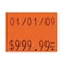 Garvey Pricing Label Kit, 2-Line, Red, PK3 90951 - alternate 1