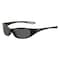 Kleenguard V40 Hellraiser Safety Glasses, Scratch-Resistant, Polycarbonate, Black Full-Frame, Smoke Lens 25714 - alternate 1