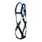 3M Protecta First(TM) Full Body Harness, Universal (S/M/L/XL), 310 lb., Mating Chest/ Tongue Leg Straps AB17550 - alternate 2