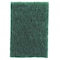 3M Scouring Pad, 9 in x 6 in W x 1/4 in H, Fiber/Resin, Multipurpose, Green, PK20 96 - alternate 1