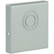 Wiegmann Wireway, End Cap, 4 in W, 4 in H, 1 in L, With Knockouts, Steel, Gray E0404 - alternate 1