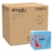 Wypall Oil, Grease & Ink Cloths, Quarterfold, Lint-Free, Blue, 66 Sheets/Pack, 8 Packs/Case 33560 - alternate 1