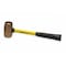 Ampco Safety Tools Nonsparking Mallet, Aluminum Bronze M-2FG - alternate 3
