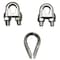 Dayton Wire Rope Clip and Thimble Kit, 7/16 In 2VKK3 - alternate 1
