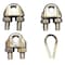 Dayton Wire Rope Clip and Thimble Kit, 1/2 In 2VKK6 - alternate 1