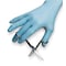 Condor Disposable Gloves, Medical Grade, 3 mil Palm, Nitrile, Powder-Free, S (7), 100 PK, Blue 2VLY2 - alternate 1