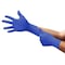 Ansell Microflex Nitrile Exam Gloves, Textured Fingertips, 3.9 mil, Powder-Free, S, Cobalt Blue, PK100 N191 - alternate 2