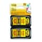 Post-It Sticky Flags, Sign Here, 1x1-3/4 In, YW, PK2 680-SH2 - alternate 1