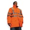 Ergodyne Hooded Jacket, Polyester, Class 3 Type R, Orange, 2XL 8385 - alternate 2