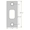 Kwikset Deadbolt Strikes, Satin Nickel 85278-020 - alternate 2