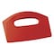 Remco Bench Scraper, Poly, Red, 8 1/2 x 5 In 69604 - alternate 1