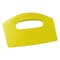 Remco Bench Scraper, Poly, Yellow, 8 1/2 x 5 In 69606 - alternate 1