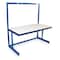 Pro-Line Bolted Workstation, Laminate, 60" W, 30" to 36" Height, 750 lb., Cantilever B6030SSP - alternate 1