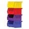 Akro-Mils Hang & Stack Storage Bin, Plastic, Blue, 3 in H, 4 1/8 in W, 5 3/8 in L 30210BLUE - alternate 6