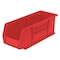 Akro-Mils Hang & Stack Storage Bin, Plastic, Red, 3 in H, 4 1/8 in W, 7 3/8 in L 30220RED - alternate 1